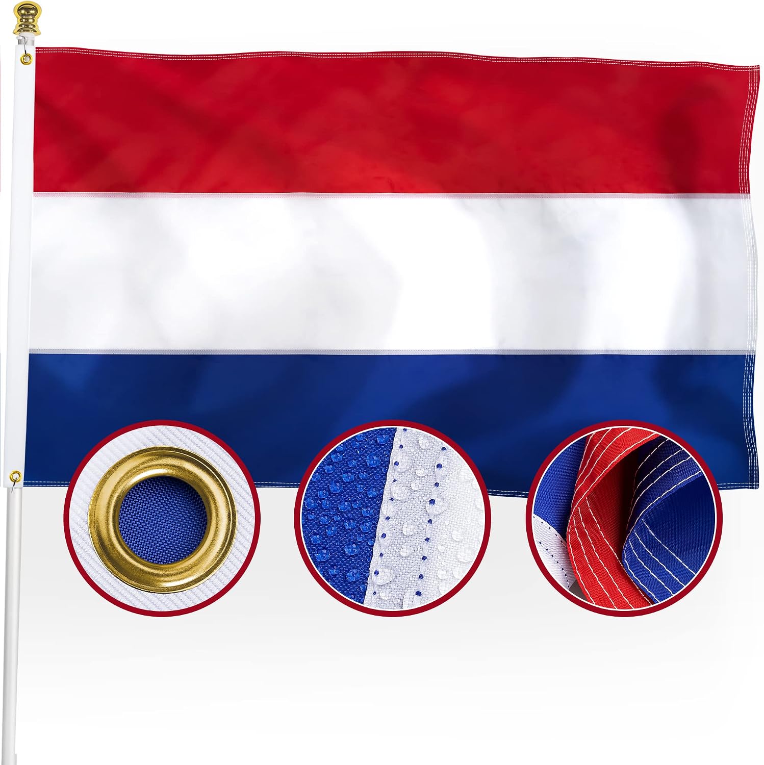 偏关荷兰国旗 3x5ft